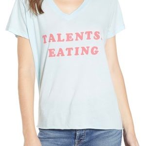 NWT WILDFOX || Talents Eating Romeo V-Neck Tee